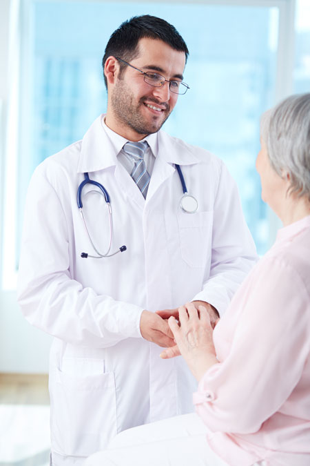 Image of Doctor with patient