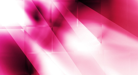 Abstract pink and white geometric shapes blend with light effects creating a modern and dynamic digital background design.