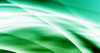 Abstract wavy green and white light streaks creating a dynamic and vibrant digital background pattern