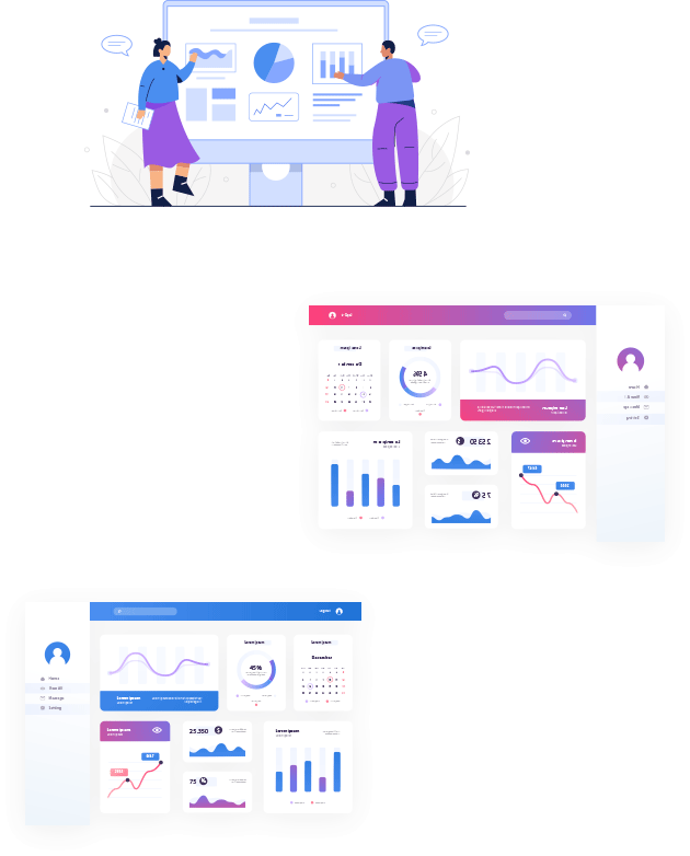 Image of three page illustrations