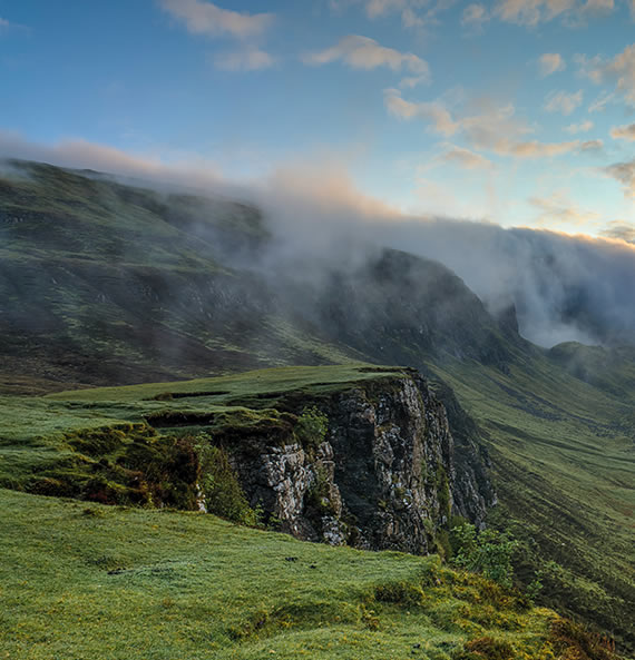 Image of misty mountain