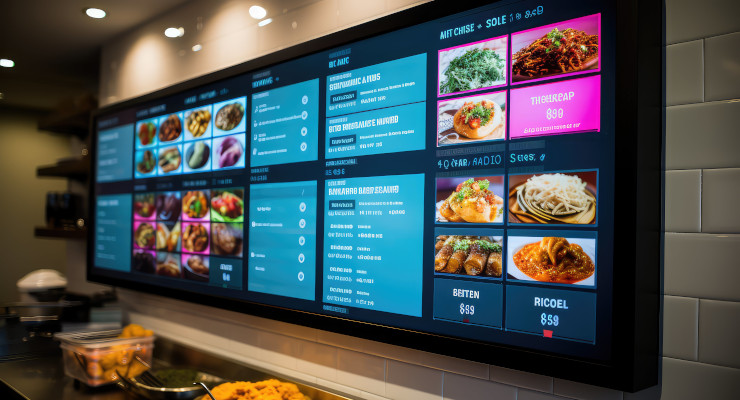 Image of 2 people with laptops consulting together