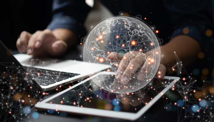 Abstract image representing cloud services